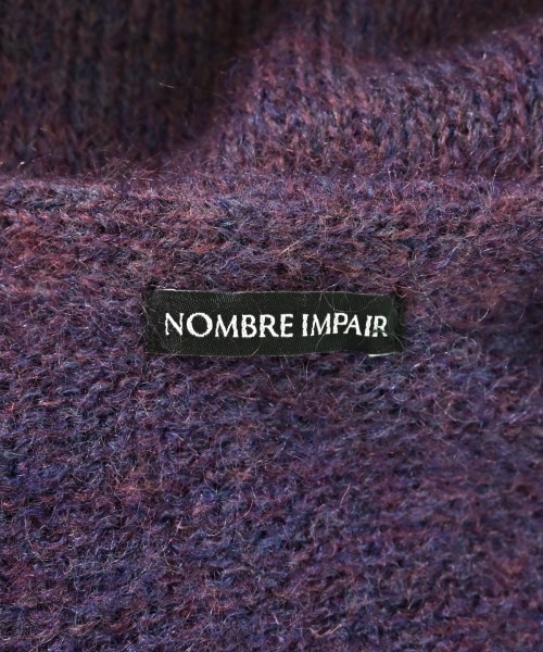 NOMBRE IMPAIR（ノンブルアンペール）カーディガン 紫 サイズ:F レディース/2200691476070