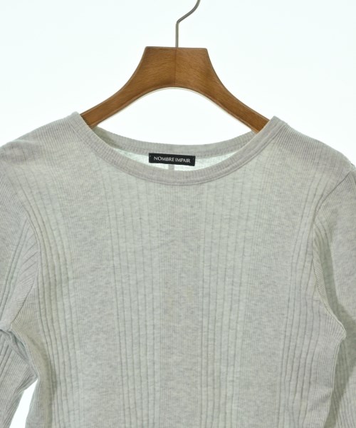 NOMBRE IMPAIR（ノンブルアンペール）Tシャツ・カットソー グレー サイズ:F レディース/2200660735191