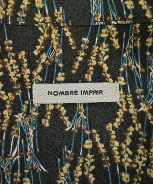 NOMBRE IMPAIR（ノンブルアンペール）シャツワンピース 黒 サイズ:F レディース/2200714110080