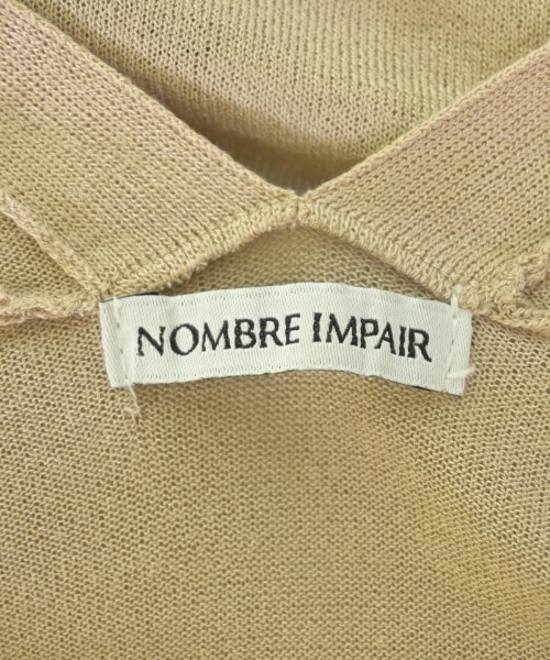 NOMBRE IMPAIR（ノンブルアンペール）カーディガン ベージュ サイズ:F レディース/2200702829055