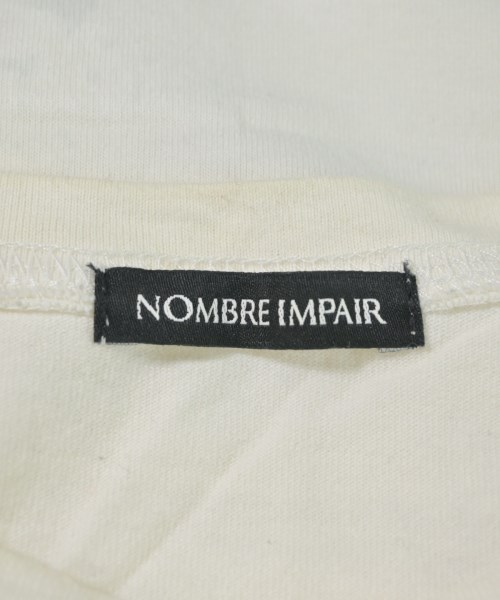 NOMBRE IMPAIR（ノンブルアンペール）Tシャツ・カットソー 白 サイズ:F レディース/2200655224082