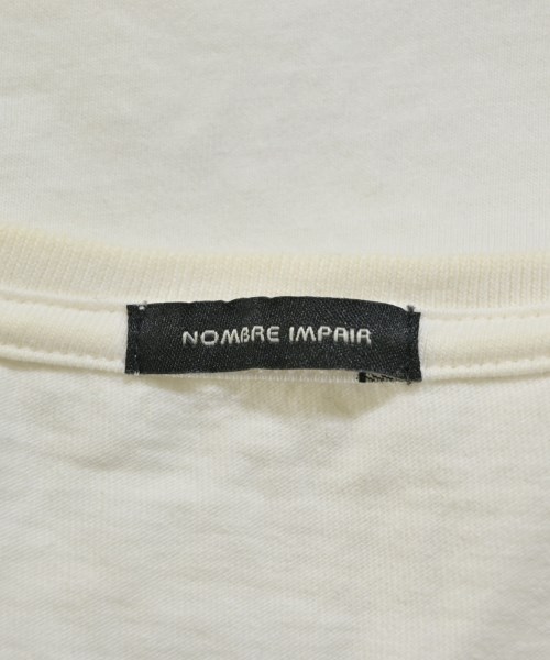 NOMBRE IMPAIR（ノンブルアンペール）Tシャツ・カットソー 白 サイズ:F レディース/2200655224167