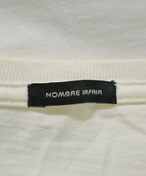 NOMBRE IMPAIR（ノンブルアンペール）Tシャツ・カットソー 白 サイズ:F レディース/2200655224174