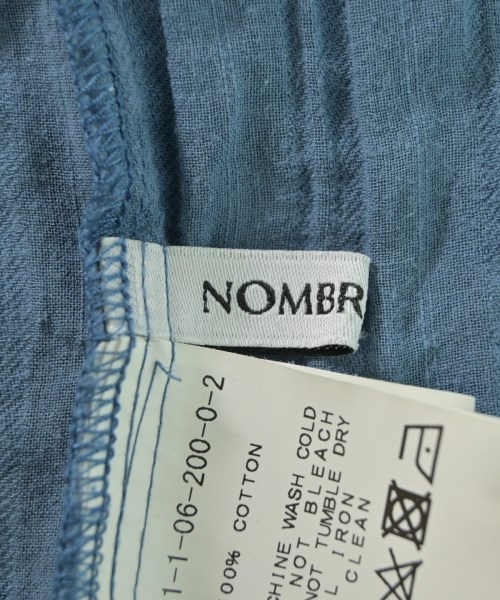 NOMBRE IMPAIR（ノンブルアンペール）カジュアルシャツ 青 サイズ:F レディース/2200729067058