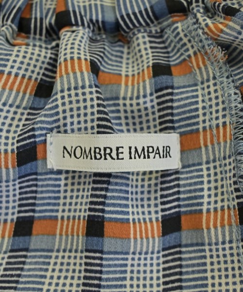 NOMBRE IMPAIR（ノンブルアンペール）ロング・マキシ丈スカート 青 サイズ:F レディース/2200716910053