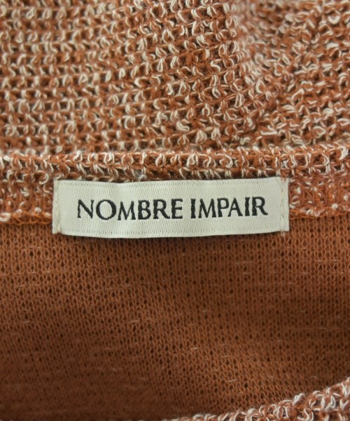 NOMBRE IMPAIR（ノンブルアンペール）Tシャツ・カットソー 茶 サイズ:F レディース/2200677985084