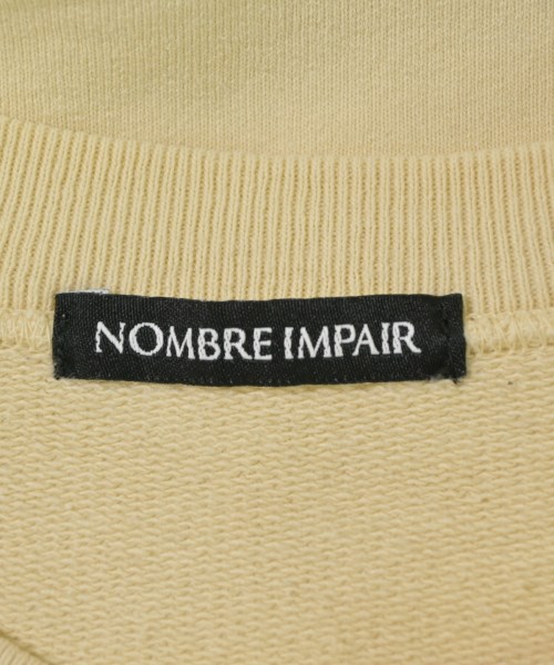 NOMBRE IMPAIR（ノンブルアンペール）スウェット 黄 サイズ:F レディース/2200684578026