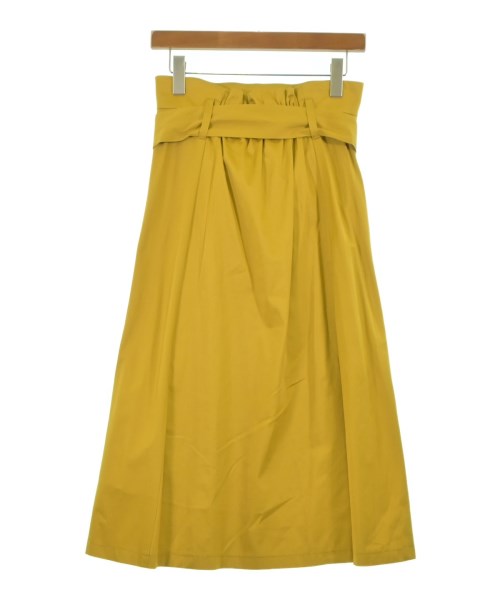 heliopole（エリオポール）ロング・マキシ丈スカート 黄 サイズ:38(M位) レディース/2200622303017
