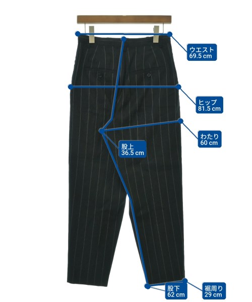 heliopole（エリオポール）スラックス 黒 サイズ:36(S位) レディース/2200619905026