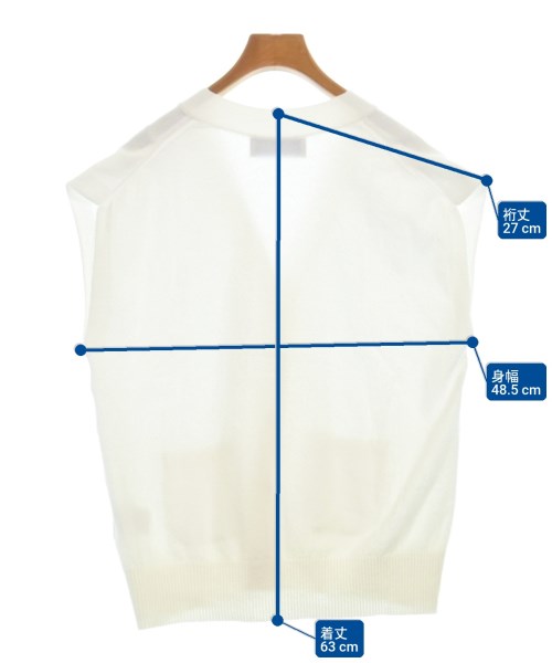 heliopole（エリオポール）ベスト 白 サイズ:F レディース/2200616385173