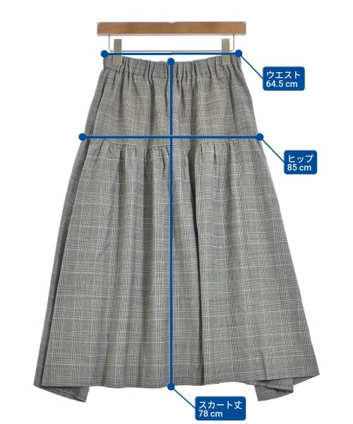 heliopole（エリオポール）ロング・マキシ丈スカート グレー サイズ:38(M位) レディース/2200672075018