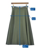 heliopole（エリオポール）ロング・マキシ丈スカート カーキ サイズ:36(S位) レディース/2200671788032