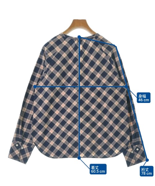 heliopole（エリオポール）カジュアルシャツ 青 サイズ:F レディース/2200674487024