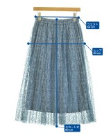 heliopole（エリオポール）ロング・マキシ丈スカート 青 サイズ:38(M位) レディース/2200670580071