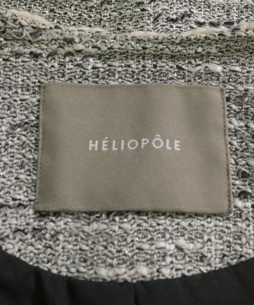 heliopole（エリオポール）ノーカラージャケット 黒 サイズ:36(S位) レディース/2200697803023