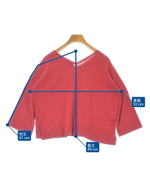 heliopole（エリオポール）ニット・セーター 赤 サイズ:F レディース/2200640927059