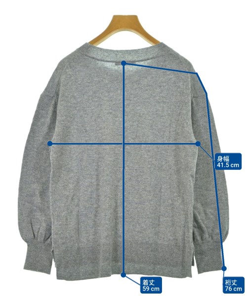 heliopole（エリオポール）ニット・セーター グレー サイズ:38(M位) レディース/2200645571011