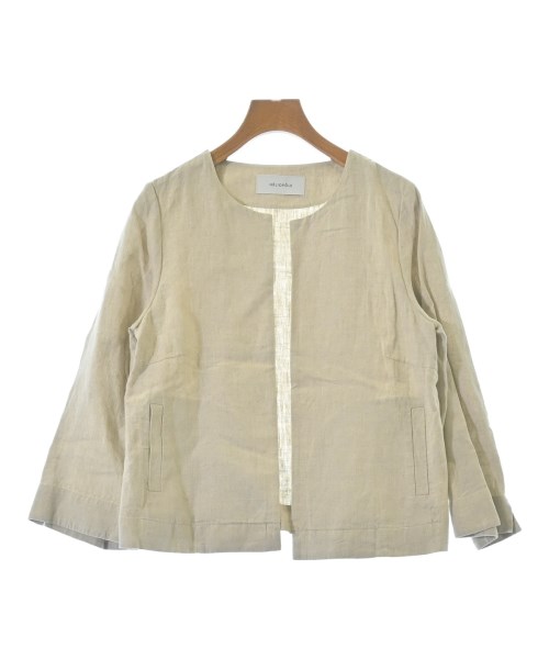 heliopole(エリオポール)ノーカラージャケット ベージュ サイズ:38(M位)/2200663537013