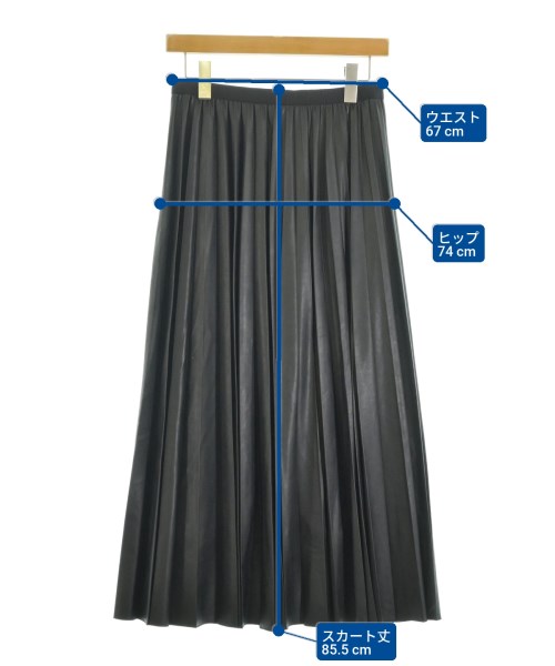 heliopole（エリオポール）ロング・マキシ丈スカート 黒 サイズ:38(M位) レディース/2200667669284