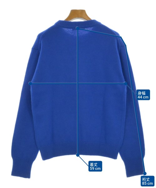 heliopole（エリオポール）ニット・セーター 青 サイズ:38(M位) レディース/2200667669420