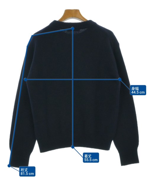 heliopole（エリオポール）ニット・セーター 紺 サイズ:38(M位) レディース/2200667669444