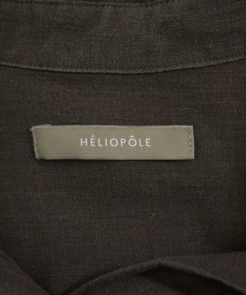 heliopole（エリオポール）カジュアルシャツ 茶 サイズ:F レディース/2200719780110