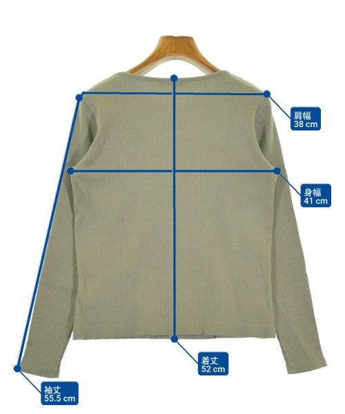 heliopole（エリオポール）Tシャツ・カットソー カーキ サイズ:38(M位) レディース/2200724325092