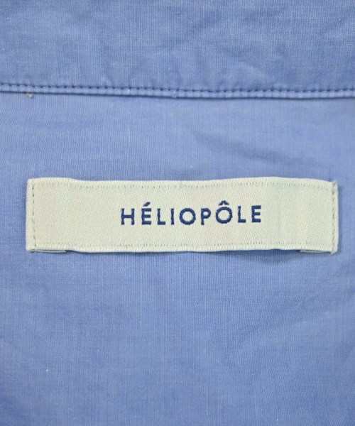 heliopole（エリオポール）カジュアルシャツ 青 サイズ:38(M位) レディース/2200684524023