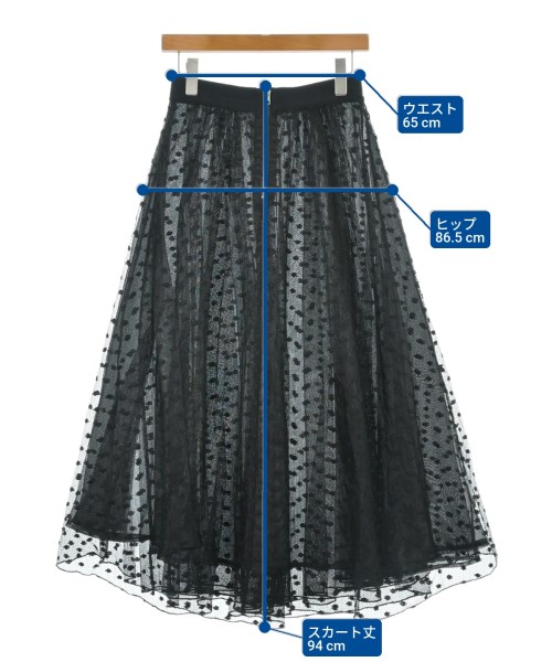 MARILYN MOON（マリリンムーン）ロング・マキシ丈スカート 黒 サイズ:-(M位) レディース/2200622301143