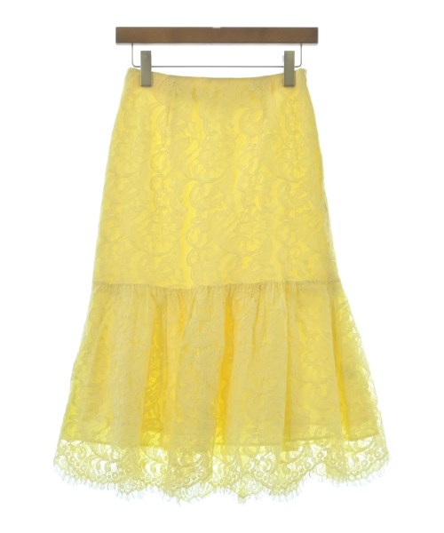 MARILYN MOON(マリリンムーン)ロング・マキシ丈スカート 黄 サイズ:-(S位)/2200629088061