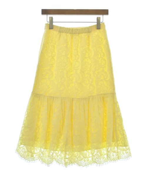 MARILYN MOON（マリリンムーン）ロング・マキシ丈スカート 黄 サイズ:-(S位) レディース/2200629088061