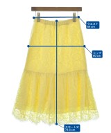 MARILYN MOON（マリリンムーン）ロング・マキシ丈スカート 黄 サイズ:-(S位) レディース/2200629088061