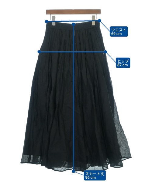 MARILYN MOON（マリリンムーン）ロング・マキシ丈スカート 黒 サイズ:F レディース/2200610959011