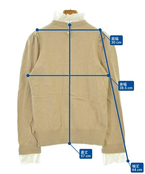 MARILYN MOON（マリリンムーン）ニット・セーター ベージュ サイズ:-(S位) レディース/2200653856056