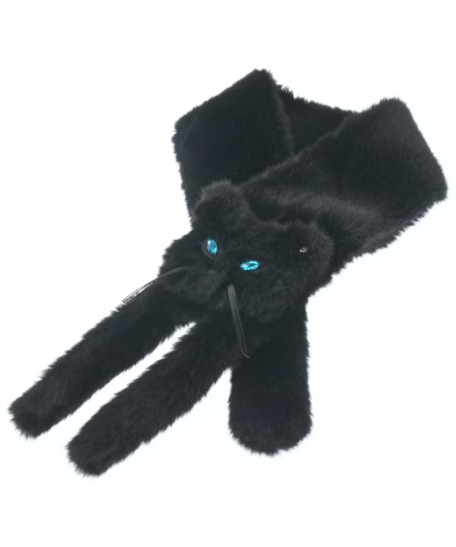 CAROLINA GLASER(カロリナグレイサー)マフラー 黒 サイズ:-/2200642201072