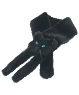 CAROLINA GLASER（カロリナグレイサー）マフラー 黒 サイズ:- レディース/2200642201072