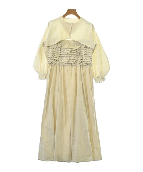 CAROLINA GLASER(カロリナグレイサー)ワンピース ベージュ サイズ:S/2200637792011