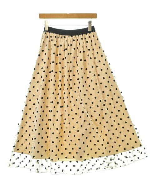 CAROLINA GLASER（カロリナグレイサー）ロング・マキシ丈スカート ベージュ サイズ:F レディース/2200672381188