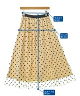 CAROLINA GLASER（カロリナグレイサー）ロング・マキシ丈スカート ベージュ サイズ:F レディース/2200672381188