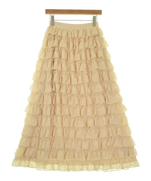 CAROLINA GLASER(カロリナグレイサー)ロング・マキシ丈スカート ベージュ サイズ:-(S位)/2200673049056