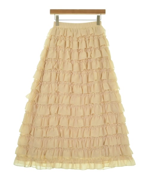 CAROLINA GLASER（カロリナグレイサー）ロング・マキシ丈スカート ベージュ サイズ:-(S位) レディース/2200673049056