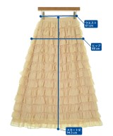 CAROLINA GLASER（カロリナグレイサー）ロング・マキシ丈スカート ベージュ サイズ:-(S位) レディース/2200673049056