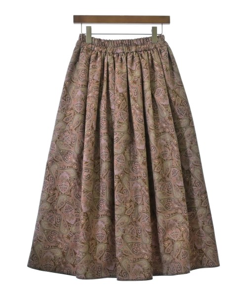 CAROLINA GLASER(カロリナグレイサー)ロング・マキシ丈スカート 茶 サイズ:-(S位)/2200672393136