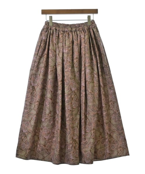 CAROLINA GLASER（カロリナグレイサー）ロング・マキシ丈スカート 茶 サイズ:-(S位) レディース/2200672393136