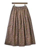 CAROLINA GLASER（カロリナグレイサー）ロング・マキシ丈スカート 茶 サイズ:-(S位) レディース/2200672393136
