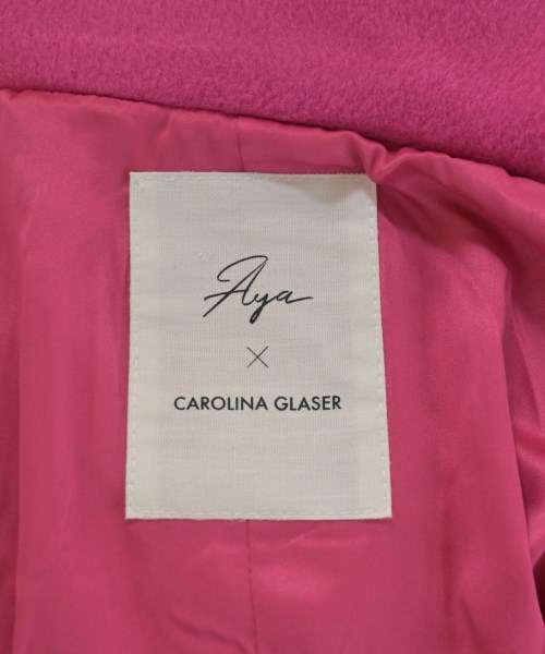 CAROLINA GLASER（カロリナグレイサー）ステンカラーコート ピンク サイズ:M レディース/2200702269011