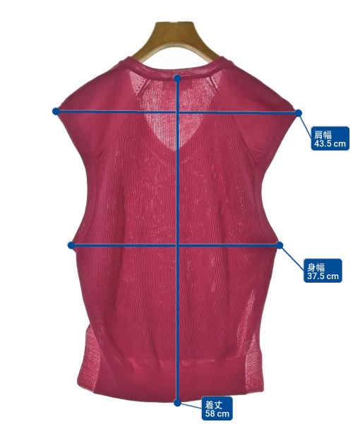 Iliann Loeb（イリアンローブ）ベスト/ノースリーブ ピンク サイズ:F レディース/2200674874107