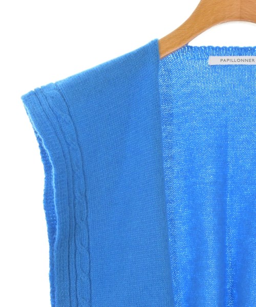 PAPILLONNER（パピヨネ）ベスト 青 サイズ:-(M位) レディース/2200676997071