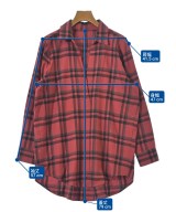 PAPILLONNER（パピヨネ）カジュアルシャツ 赤 サイズ:38(M位) レディース/2200657683054