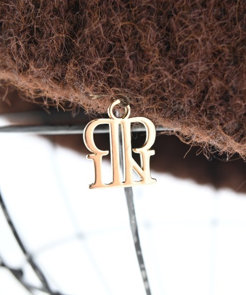 PAPILLONNER（パピヨネ）ニットキャップ・ビーニー 茶 サイズ:- レディース/2200646610054